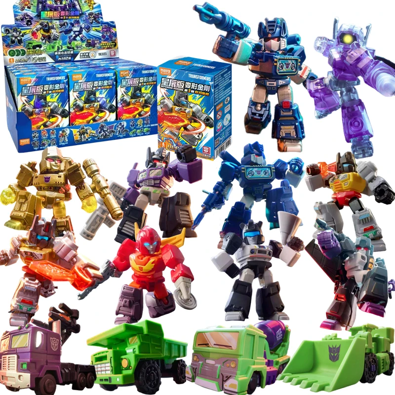

Оригинальная версия BLOKEES Transformation Defender 3, Devastator Grimlock Soundwave Shockwave Skywarp Megatron, экшн-фигурка, игрушки