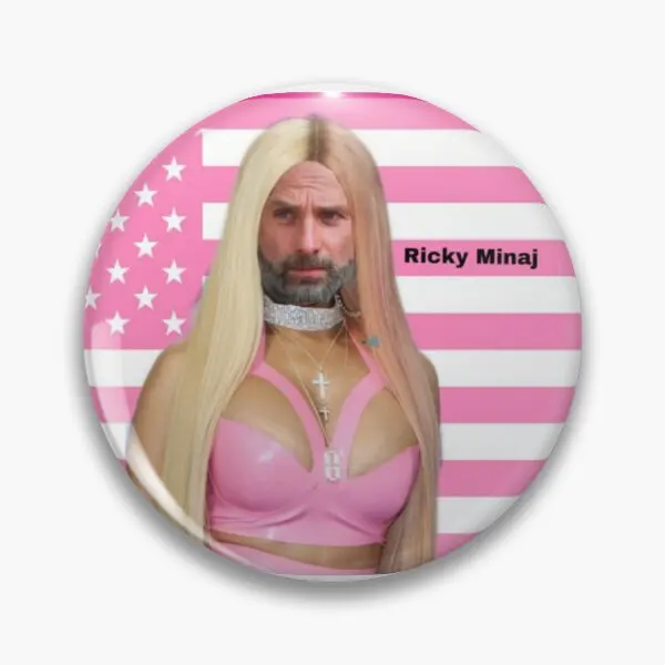 Ricky Minaj The Walking Dead Usa Flag Ta Soft Button Pin Fashion Badge Cute Lapel Pin Creative Clothes Cartoon Collar Brooch