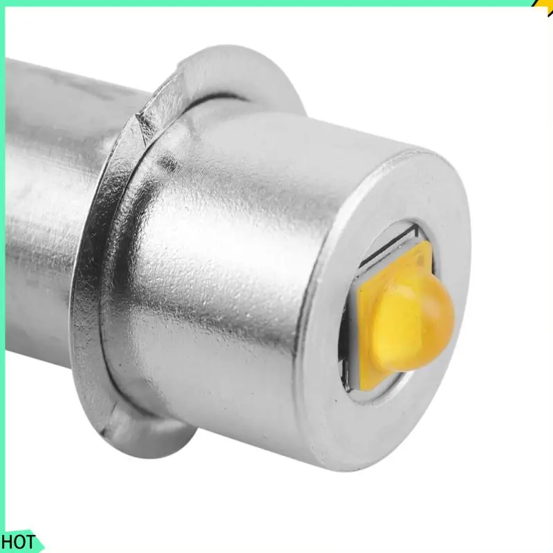 AWAH 2X ไฟฉายหลอดไฟ LED เปลี่ยนหลอดไฟกลางแจ้ง High Bright เดินป่าตั้งแคมป์ตกปลา 6-24V P13.5S
