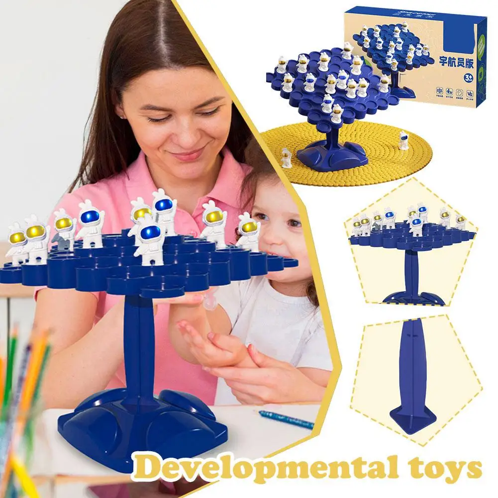 

Fun Astronaut Balance Tree Children Math Balancing Balance Toy Board Interaction Toys Game Tabletop Game Parent- T0a8