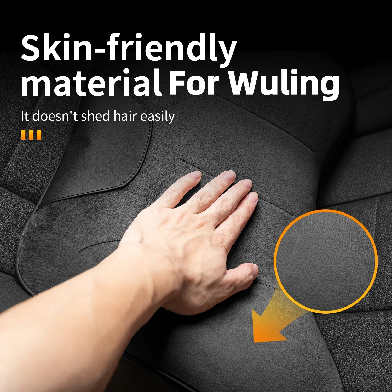 

For WULING Confero S MINI EV Binguo EV Air Cortez DARION Seat Lumbar Support Car Waist Cushion Backrest Cushion Lumbar Cushion