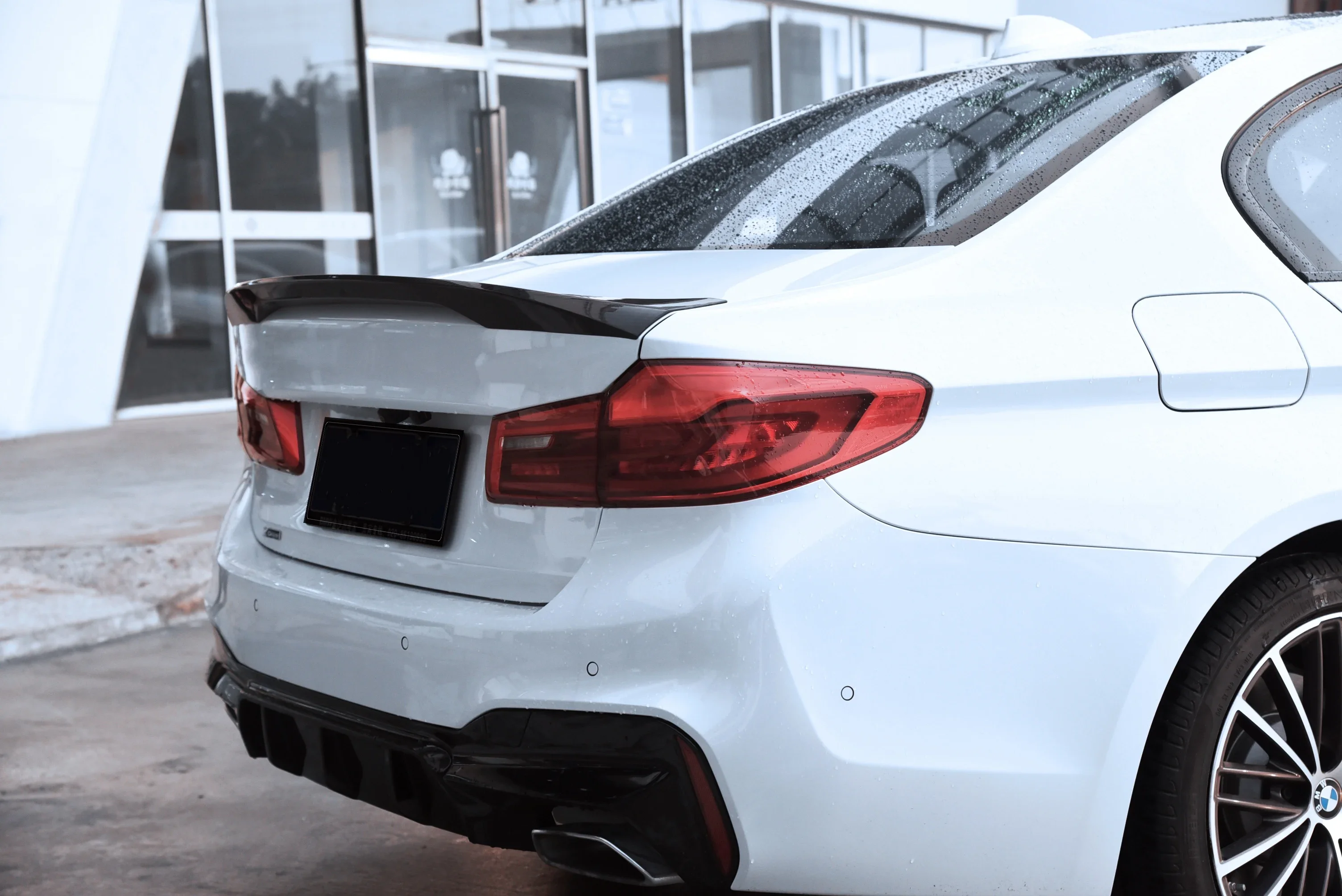 Large Carbon Fiber Spoiler Tail Wing Car Accessories New 5 Series Automotive Decorative Parts by Manufacturer 4