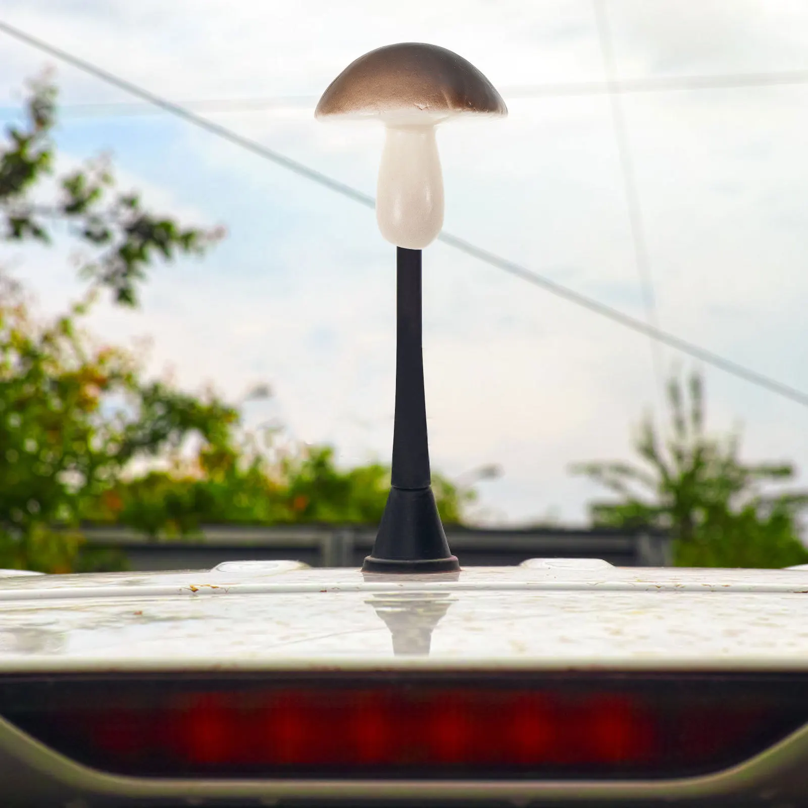 

1 Piece Car Antenna Topper Realistic Design Car Roof Decoration Easy Install Exterior Auto Decor for Suv Truck Automobile