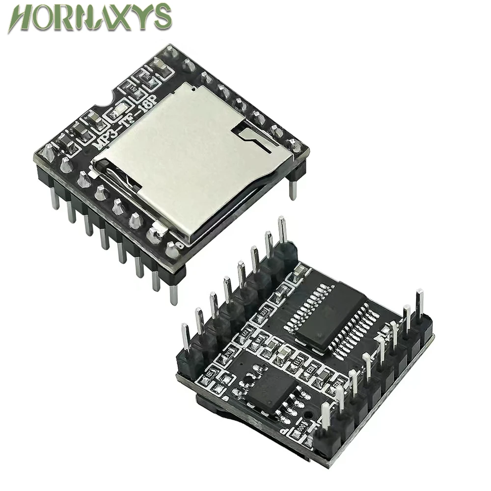 1-10pcs DFPlayer Mini MP3 Player Module V3.0 16P TF Card U Disk DF Player Audio Voice Module Board