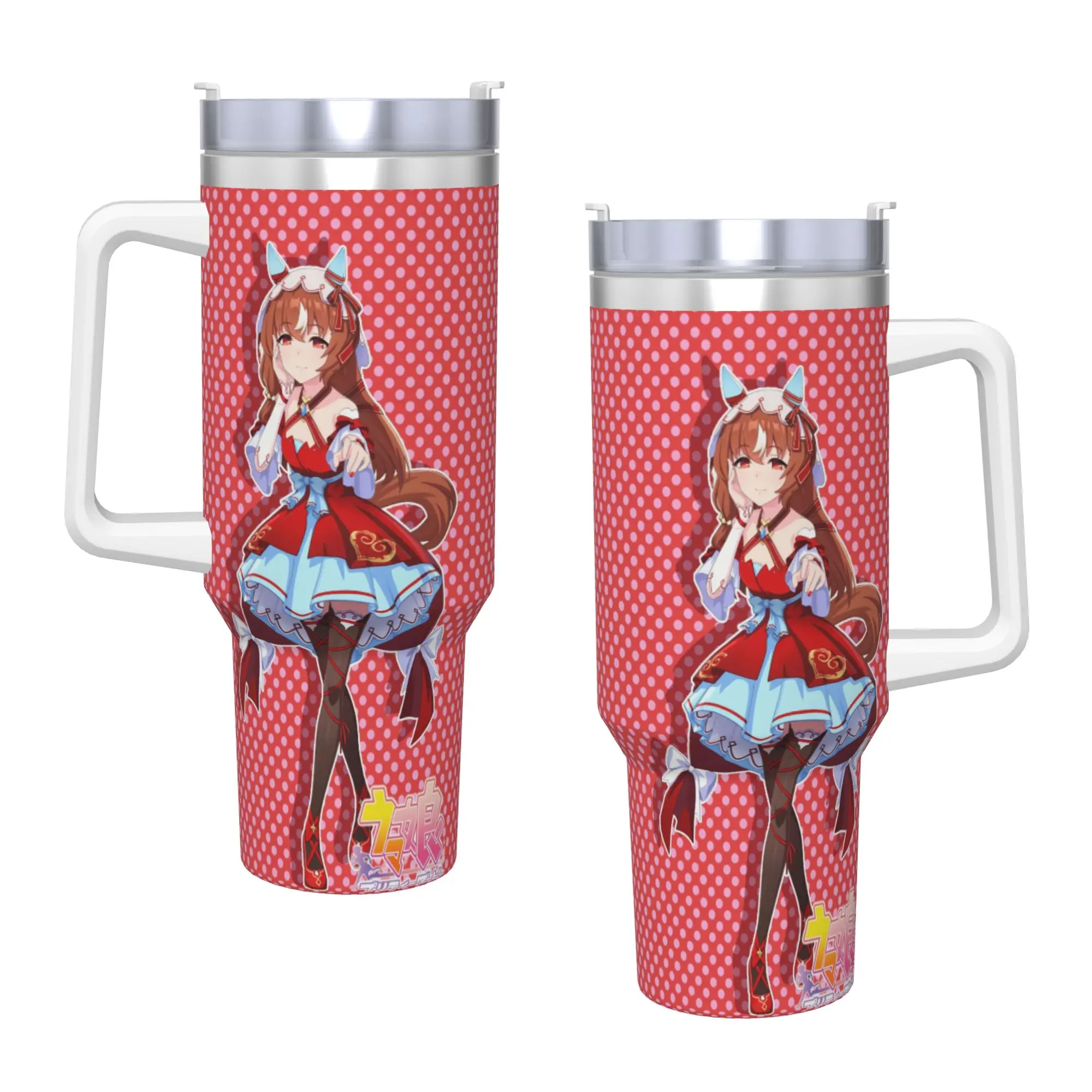 Stainless Steel Tumbler Still In Love UmaMusume Pretty Derby Coffee Mug  Insulated Hot Drinks Car Mugs Beach Custom Water Bottle