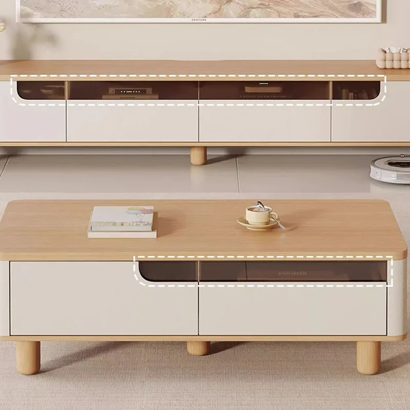 Minimalist Decoration Coffee Table Designer Living Room Modern Side Table Storage Drawers Mesa Auxiliar Lounge Suite Furniture
