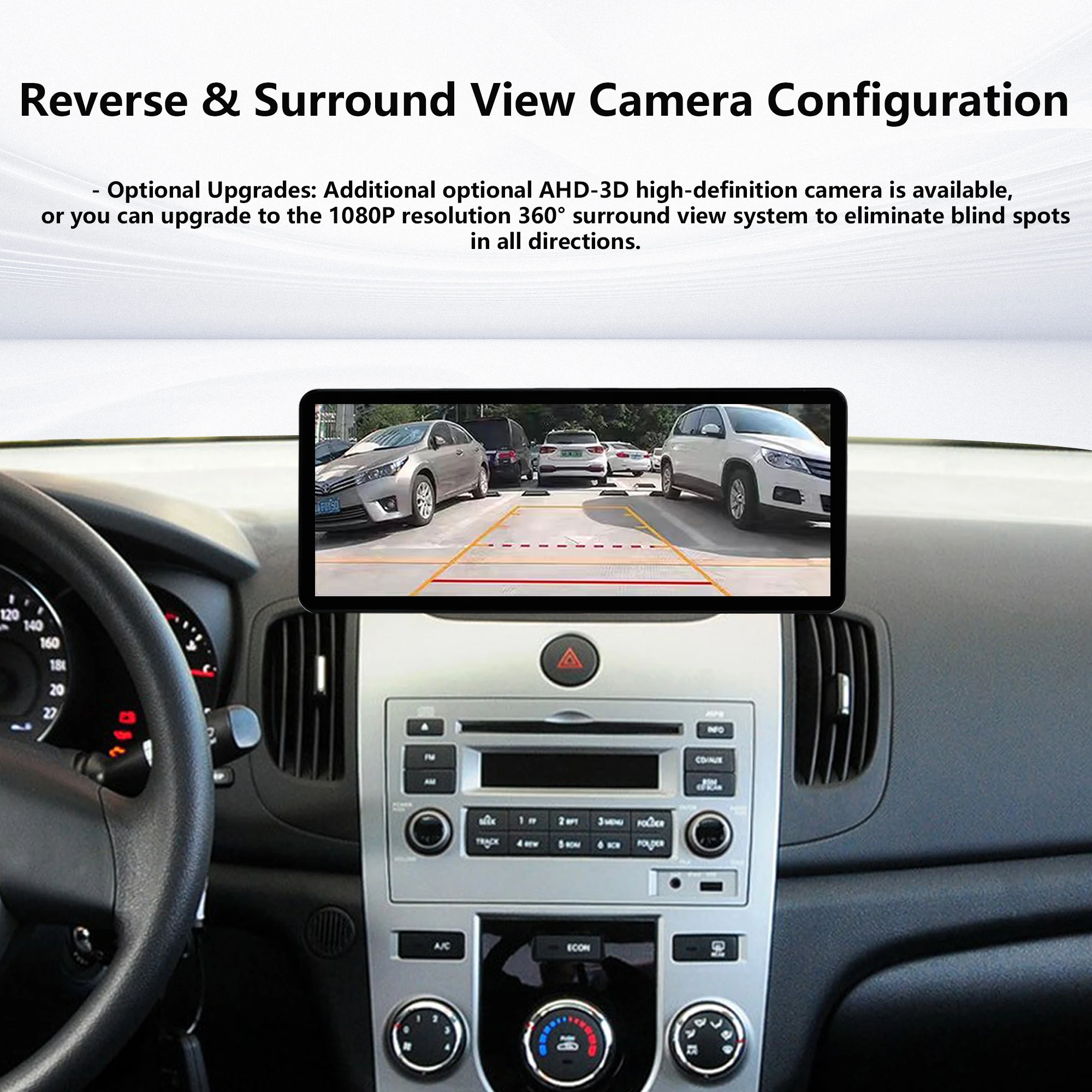 Redpower Crystal Sound 850 Pro Max Android Car Radio Player Screen for KIA FORTE 2009-2017 CarPlay Bluetooth Hi-Fi Audio