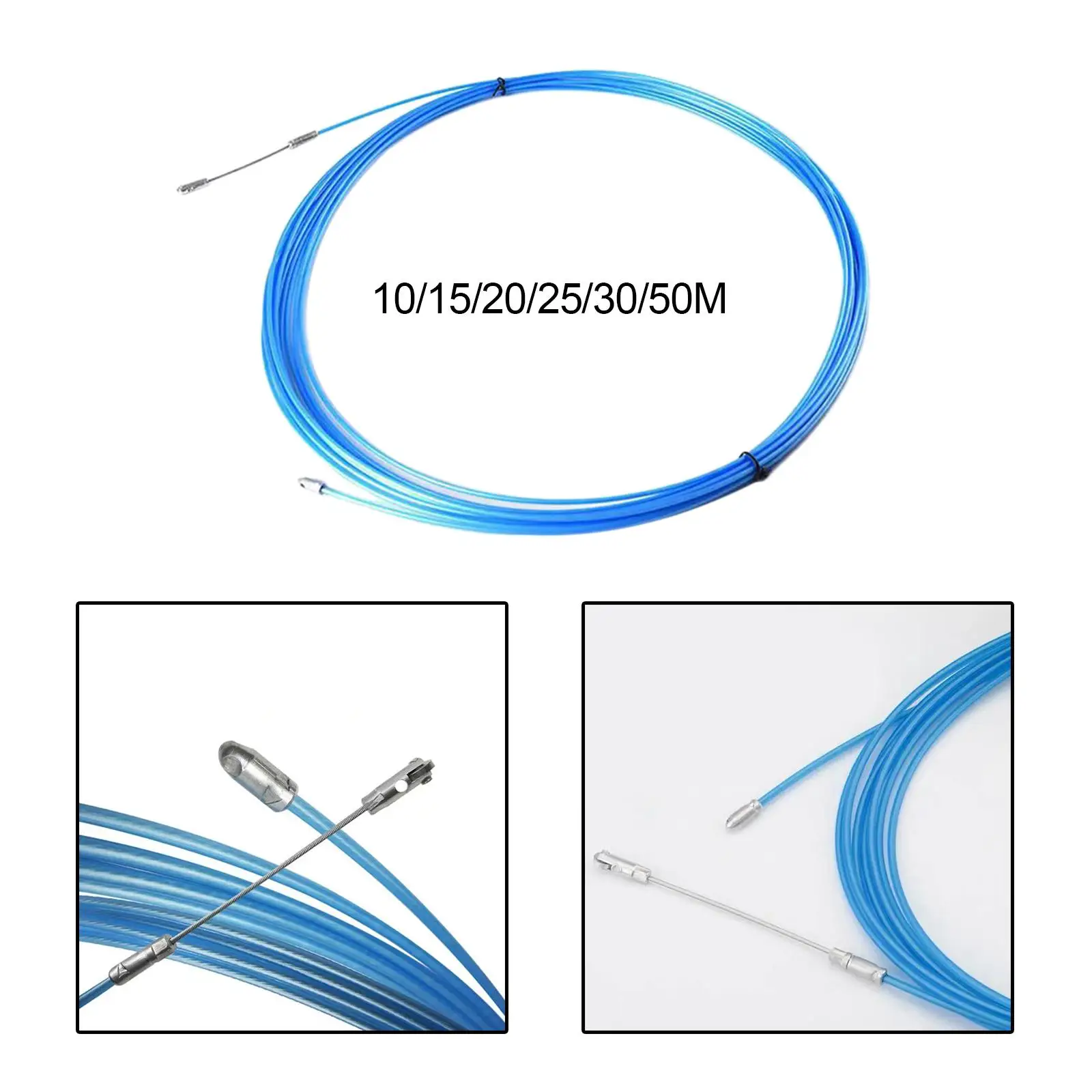 Electrical Wire Threader Fastener Wire Puller Tool Wires Threading Device for Network Small Pipe Audio Speaker Lines