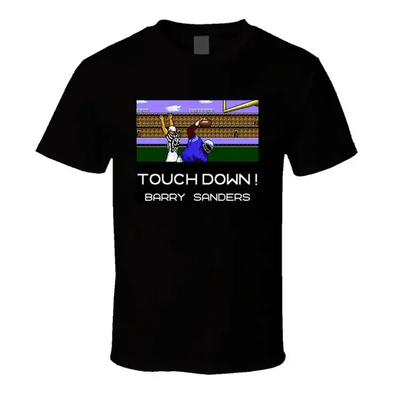 Tecmo Bowl Barry Sanders Video Game T Shirt