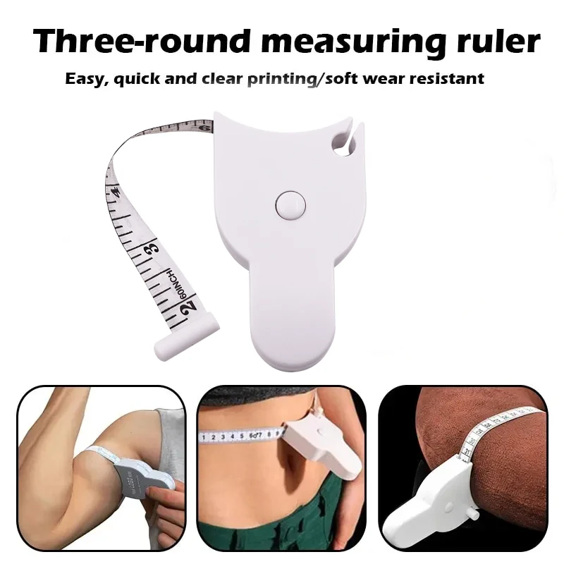 

Automatic Telescopic Tape Measure Body Measuring Tape Sewing Ruler Tools Centimeter Tapes For Body Meter Measure White Tools