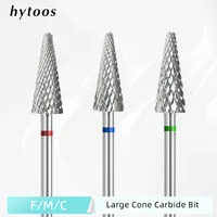 HYTOOS Cone Shape Nail Drill Bit Carbide 3/32\