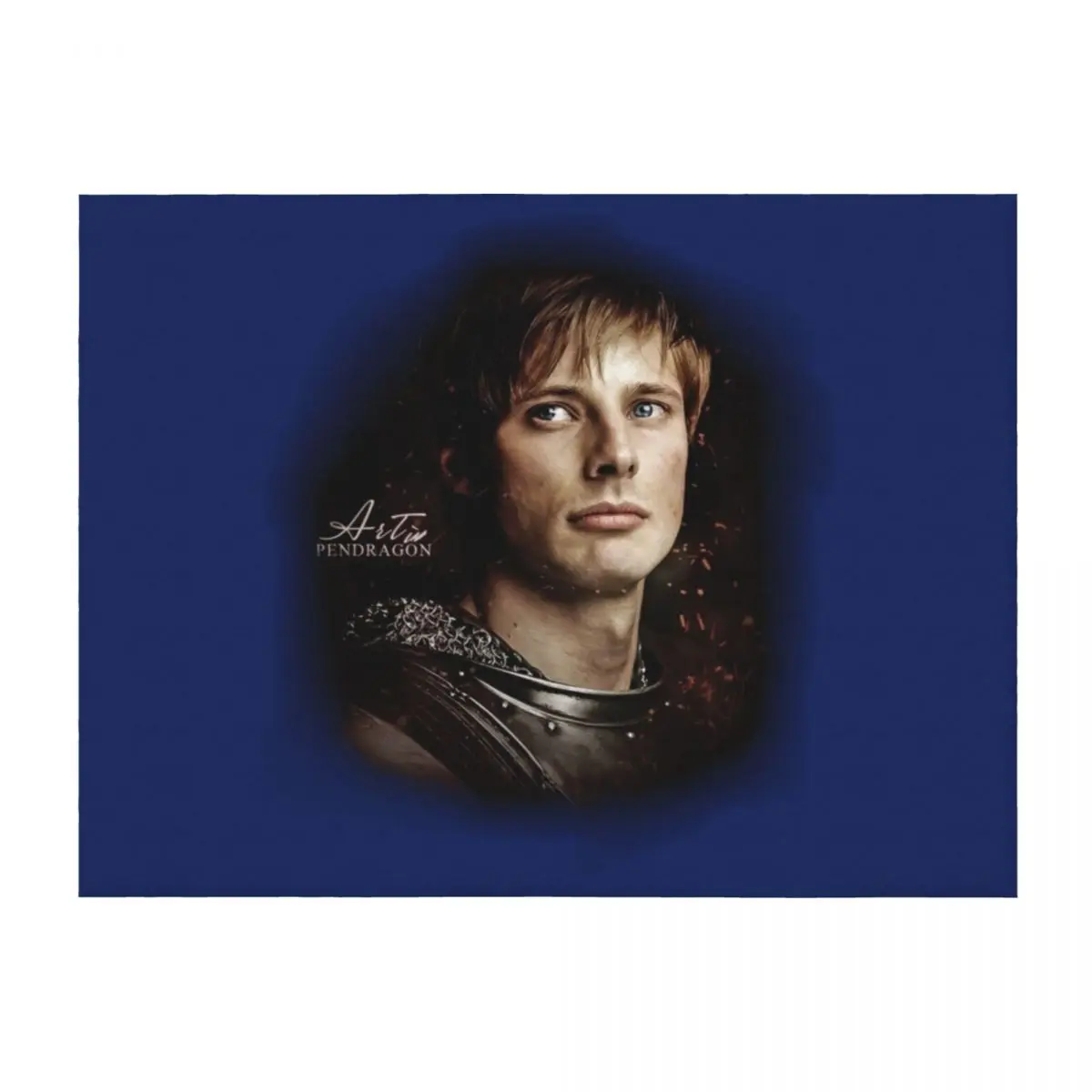 

Arthur Pendragon - Merlin - A2 V-Neck Throw Blanket for winter sofa bed for sofa Decorative Sofa Blankets