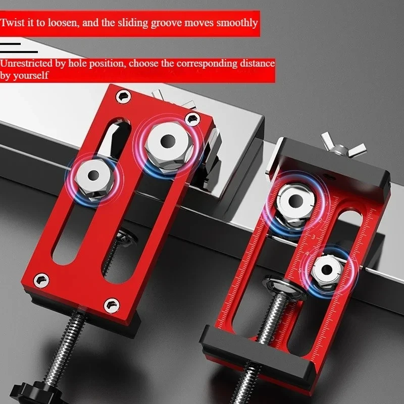 Positioning Tool Sink Hole Guide Precise Hole Puncher Professional Drilling AssistantAluminum Profile Drilling Locator - 203040