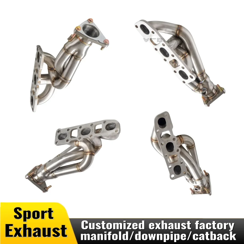 

For Nissan 350Z 370Z 2002-2010 No Cat downspout Racing performance head accessory custom stainless steel exhaust downpipe