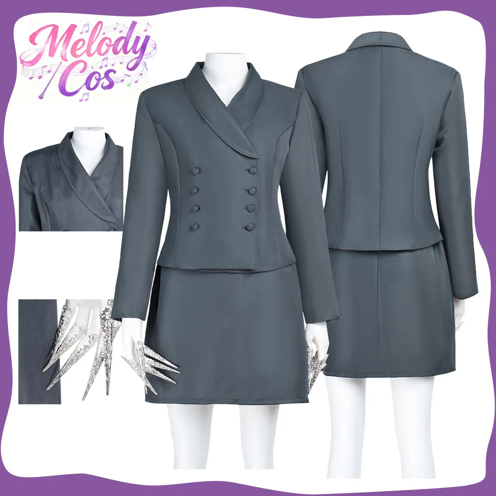 

Люси Харкер Косплей Костюм Фильм Nosferatu Disfraz Вампир Фэнтези Женское Пальто Юбка Защита Для Ногтей Набор Костюм Для Хэллоуина