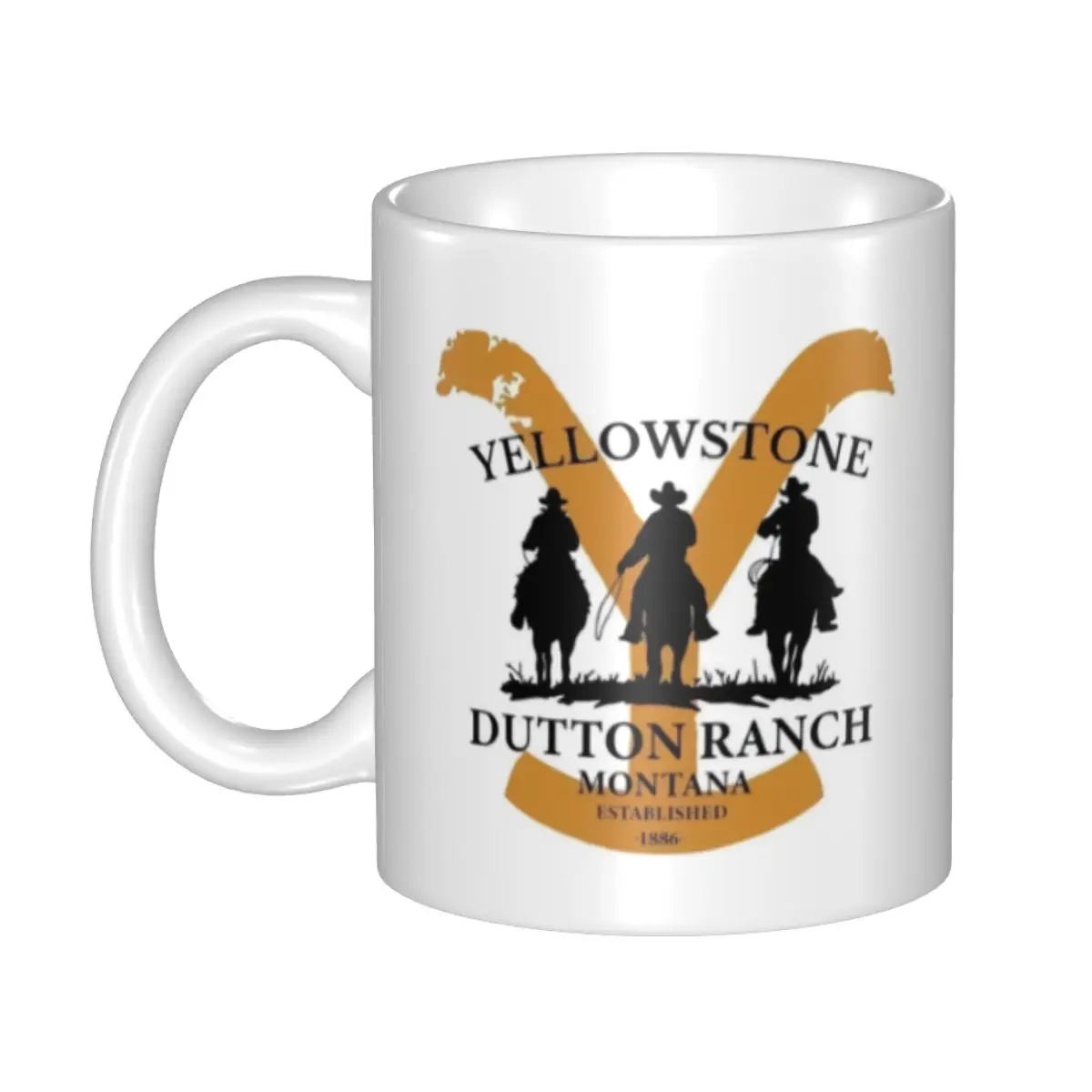 

Customized Dutton Ranch Yellowstone Mug DIY Ceramic Tea Milk Coffee Cup