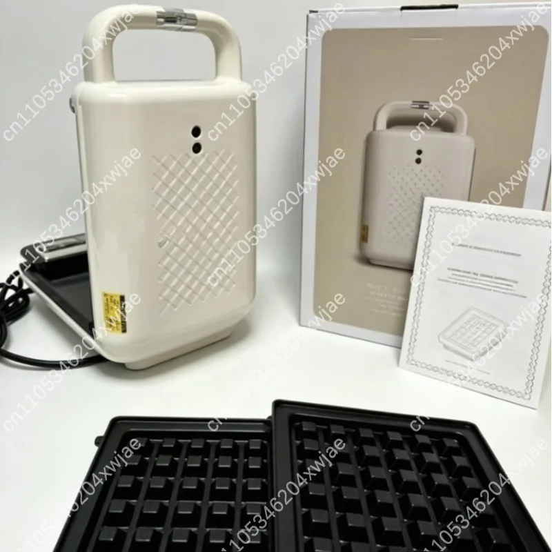 Mini Breakfast Sandwich Maker, Household Double Sided Heating Waffle Machine, EU Plug For Home Quick Breakfast Making