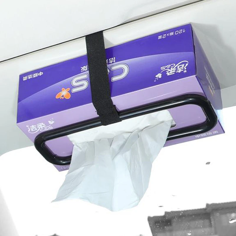 

Automotive Sun Visor Tissue Rack Clip Car Seat Back Tissue Holder Auto Interior Hanging Paper Cover Plastic Napkin Clips