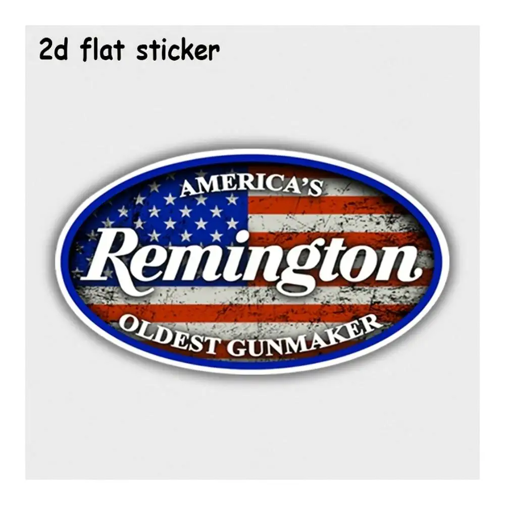 Americas Oldest Gunmaker Remington Waterproof Vinyl Decal For Car Motorcycle Laptop Water Bottle Smooth Surfaces