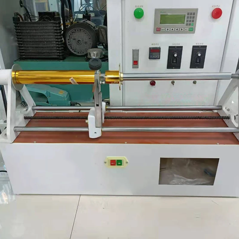 

SCL-TJZQGJ Electric Aluminum Hot Foil Paper Slitting A1 640mm Cutting Roll Cutter Machine