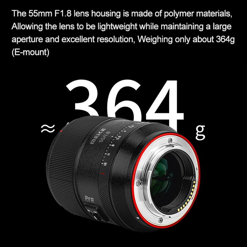 Meike 55 مللي متر f1.8 Pro إطار كامل التركيز التلقائي STM عدسة لسوني E A7III A7R نيكون Z Z6 Z5 Z50 جبل كاميرات #2