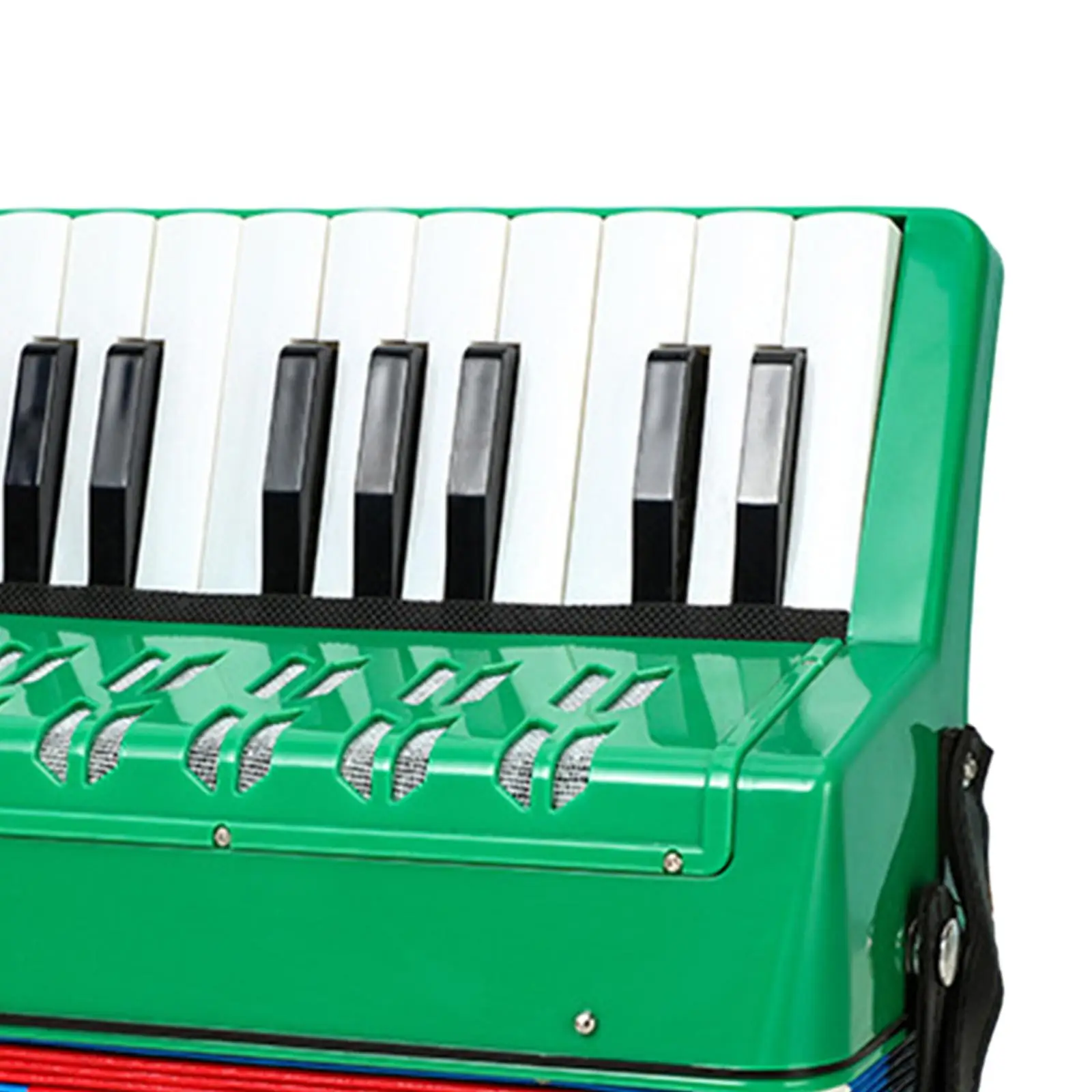 17 teclas 8 baixo piano acordeão crianças acordeão brinquedo portátil leve instrumento musical pequeno botão acordeão para iniciante