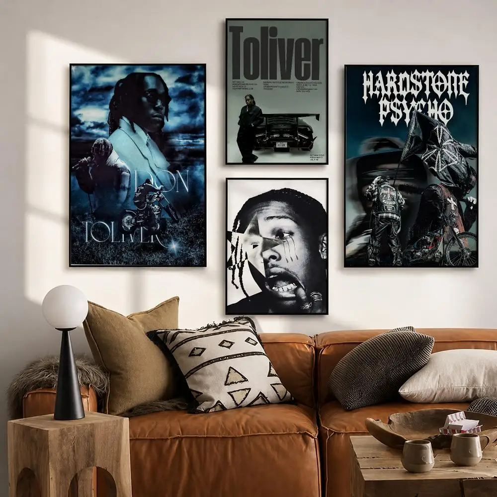 Hip-Hop Artist Don Toliver Poster HD poster wall art self-stick no-residue for home cafe office great gift