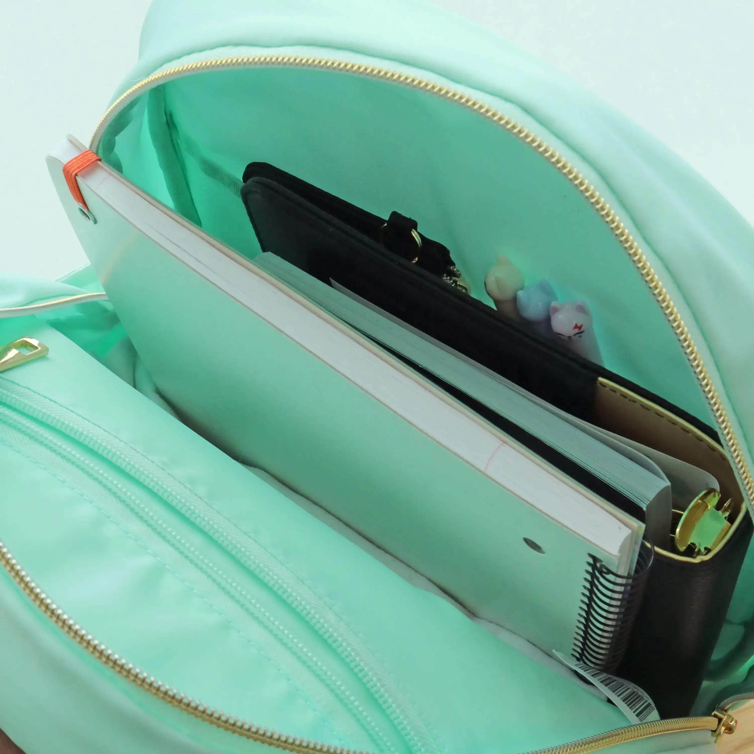 Нейлоновый рюкзак, настраиваемая дорожная сумка для книг для поделок, школы и повседневного использования, зеленая