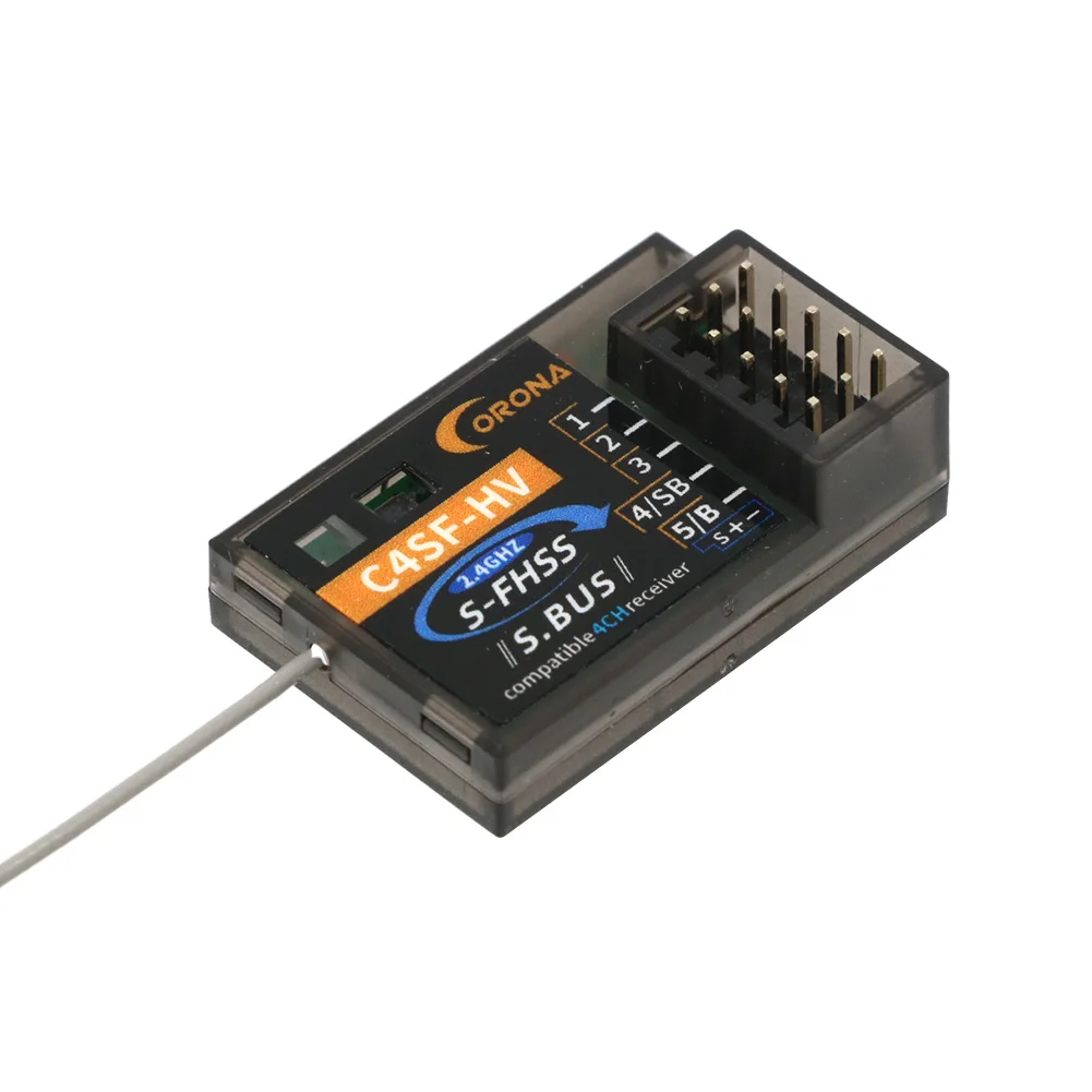 Corona RC C4SF Receiver For Futaba FHSS / S-FHSS Mode Protocol With SBUS OutPut 4PM 3PV 7PX T14SG T8J T10J 4PX RC Car image 5