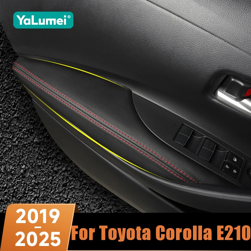 Für Toyota Corolla E210 2019 2020 2021 2022 2023 2024 2025 Hybrid Leder Autotür Armlehnenverkleidung Abdeckung Anti-Schmutz-Pad