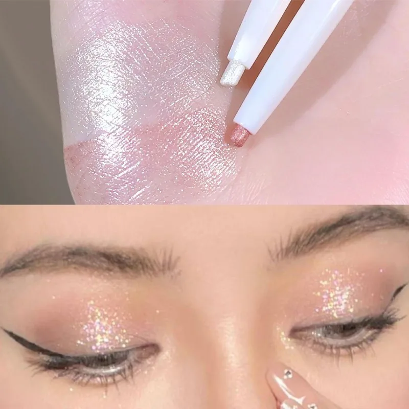 1 ombretto stick, selezione multicolore, evidenziazioni occhi, illumina gli occhi, impermeabile e resistente al sudore, cosmetici per occhi