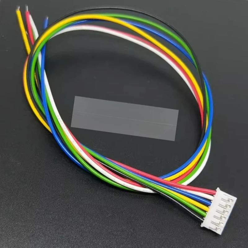 PH2.0-6P Colorful Ribbon Cable Connector Wire Single-Head Terminal Cable Electronic Wire Length 20/35/65CM 1pcs