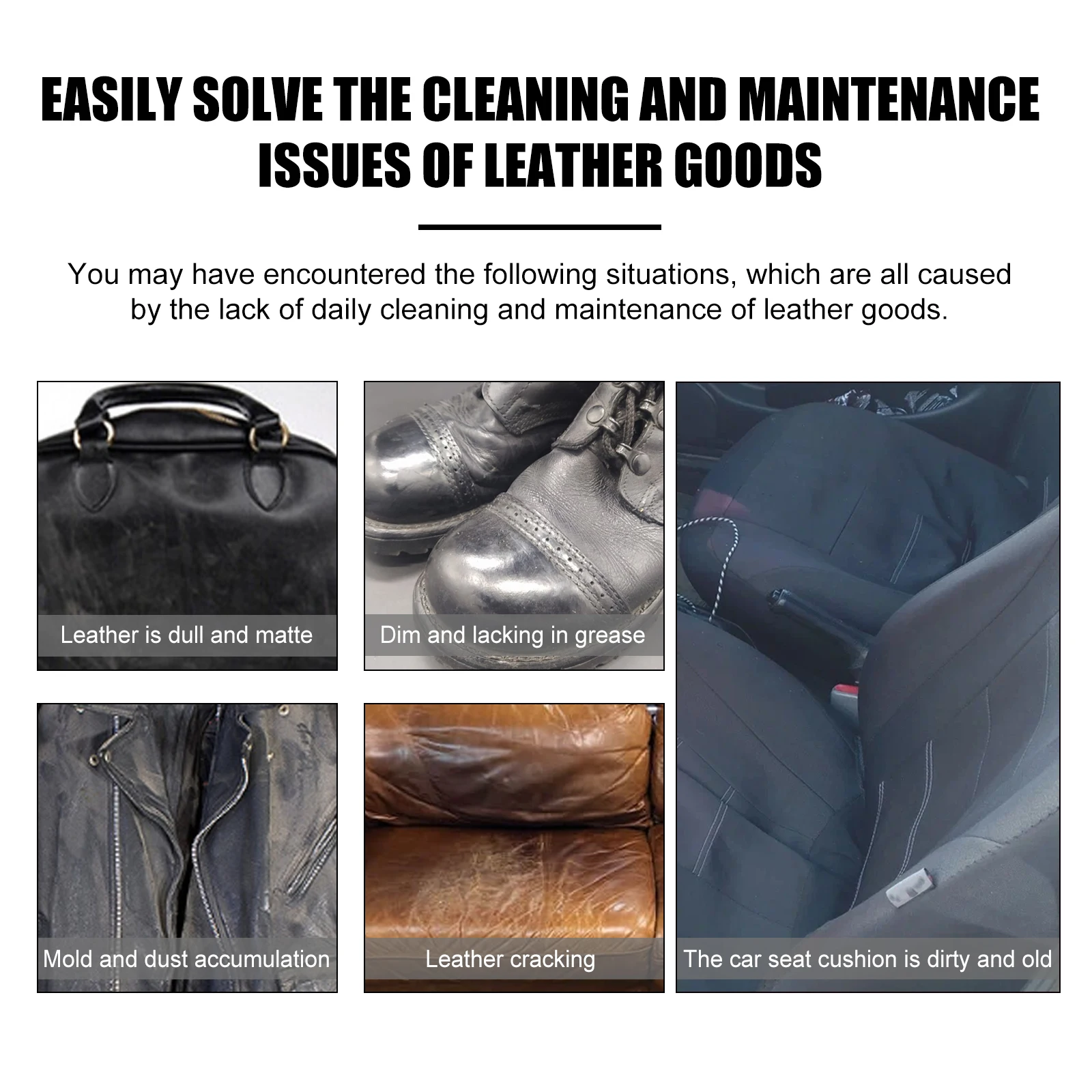 Jaysuing Leather Protective Oil Genuine Leather Sofa Leather Jacket Decontamination Maintenance Renovation Polishing Care Oil