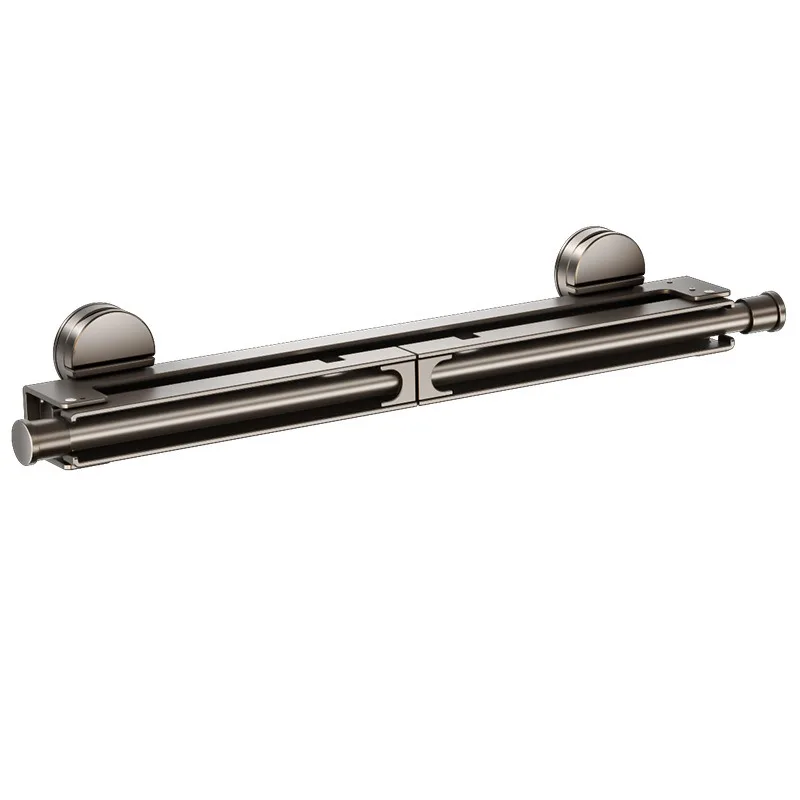 

Folding clothes drying rack balcony invisible telescopic clothes drying rod indoor clothes drying artifact multi-functional hang