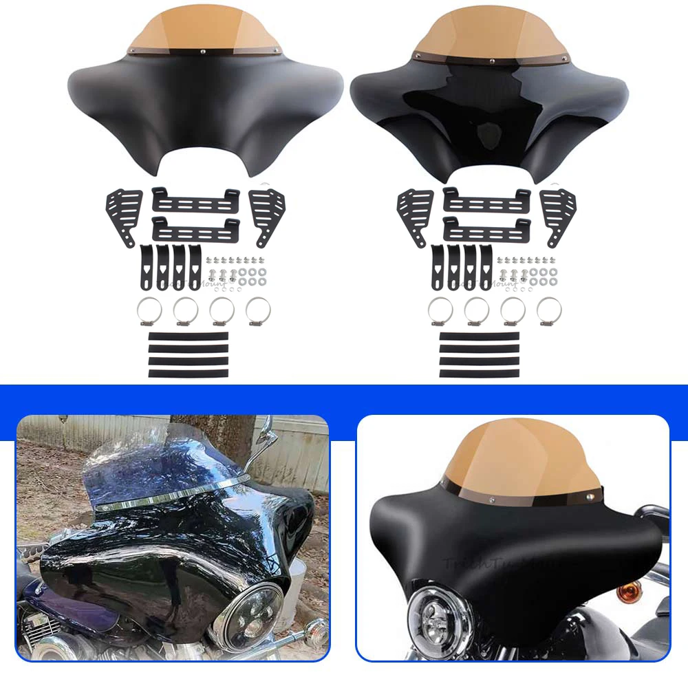 

Для Yamaha V Star 650 Classic XVS650A 1999-2015 Suzuki Honda Harley часть мотоцикла передняя крыла летучей мыши внутренний внешний обтекатель + лобовое стекло