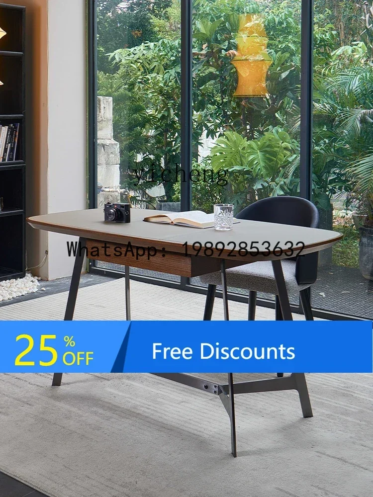 

LYY Minimalist Study Desk Light Luxury Modern Simple Home High-Grade Designer Desk