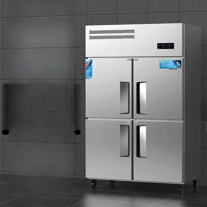 

Four-door refrigerator commercial stainless steel vertical kitchen hotel large-capacity back kitchen freezer B24 series