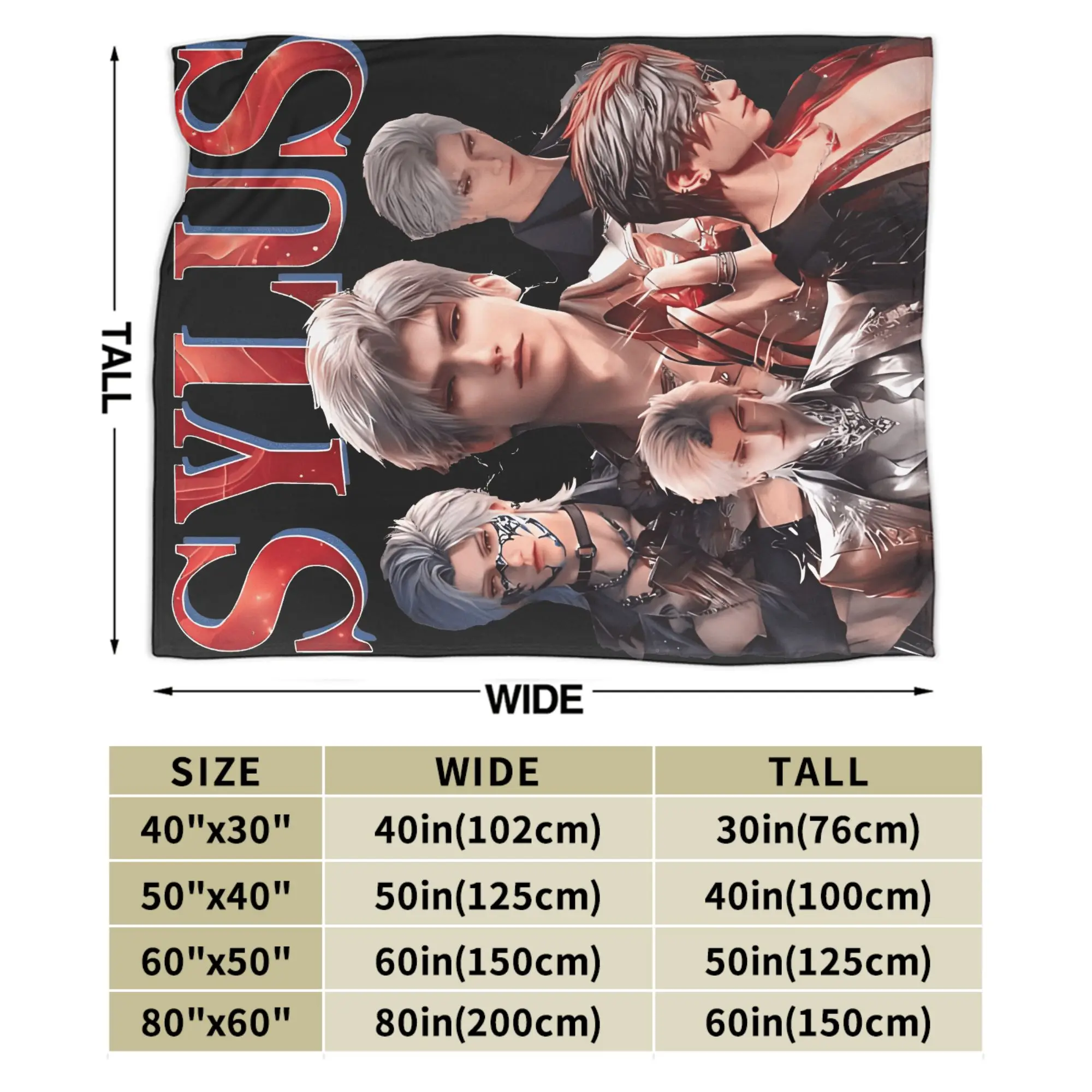 Одеяла Sylus Love And Deepspace, мягкое плюшевое одеяло для девочек и мальчиков, диван, кресло, диван-кровать, фланелевое покрывало, покрывало