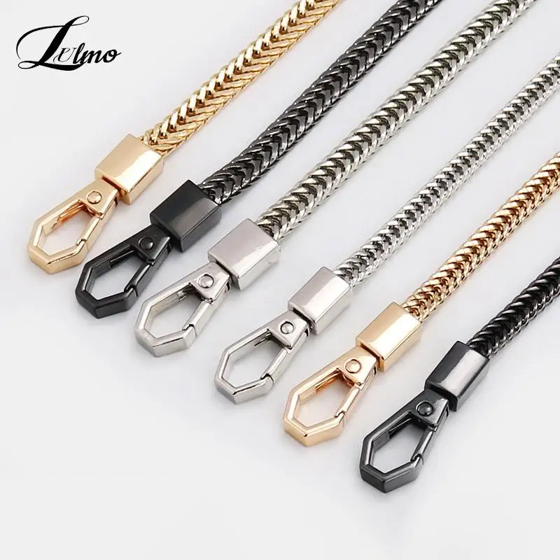 Snake Bone Chain Gold/Silver/Gun Black Bag Strap Replacement Metal Shoulder Straps Crossbody Bag Chain Bag Accessories