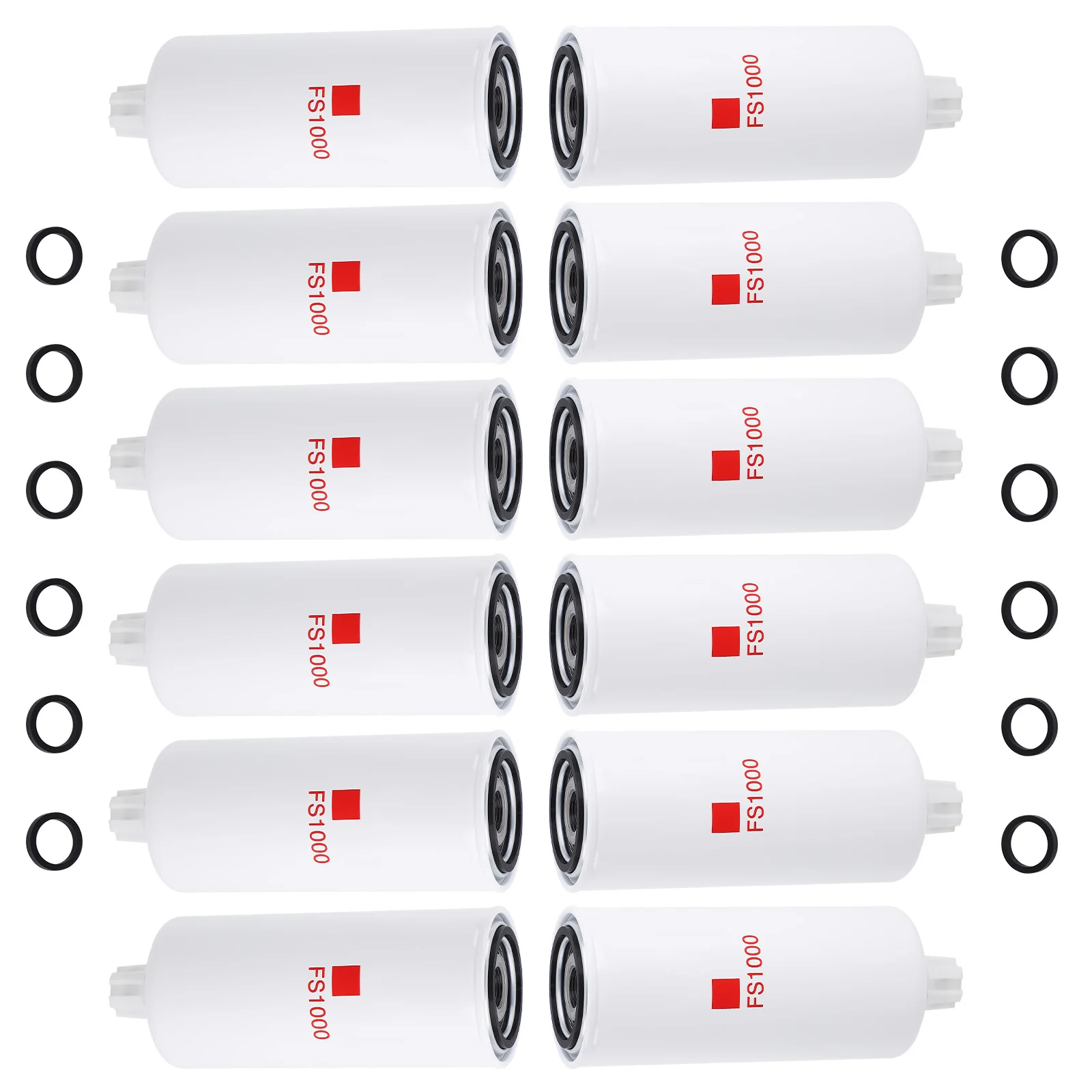 

12x FS1000 Fuel Water Separator Filter Fit for Daewoo 47400033 FS1009