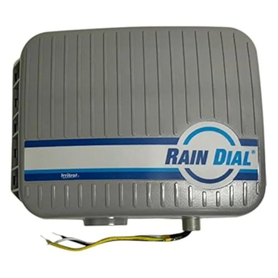 

Контроллер для наружного полива на 12 станций с дождевальным дисковым переключателем RD1200-EXT-R, прочный пластиковый корпус, черная отделка, устойчивый к атмосферным воздействиям