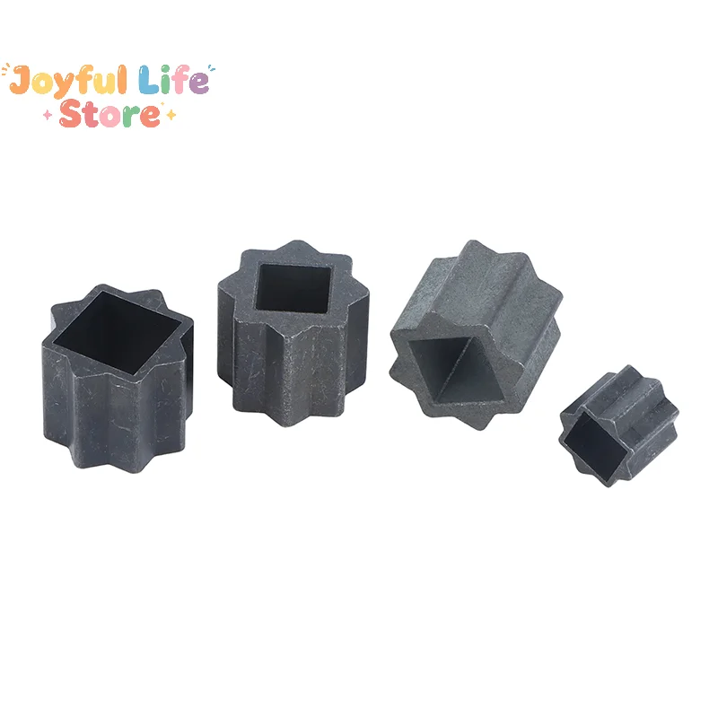Hot 2Pcs Pneumatic Head Adapter Sleeve Actuator Connecting Sleeve Inner Square Outer Octagonal Sleeve Ball Valve Reducer Sleeves