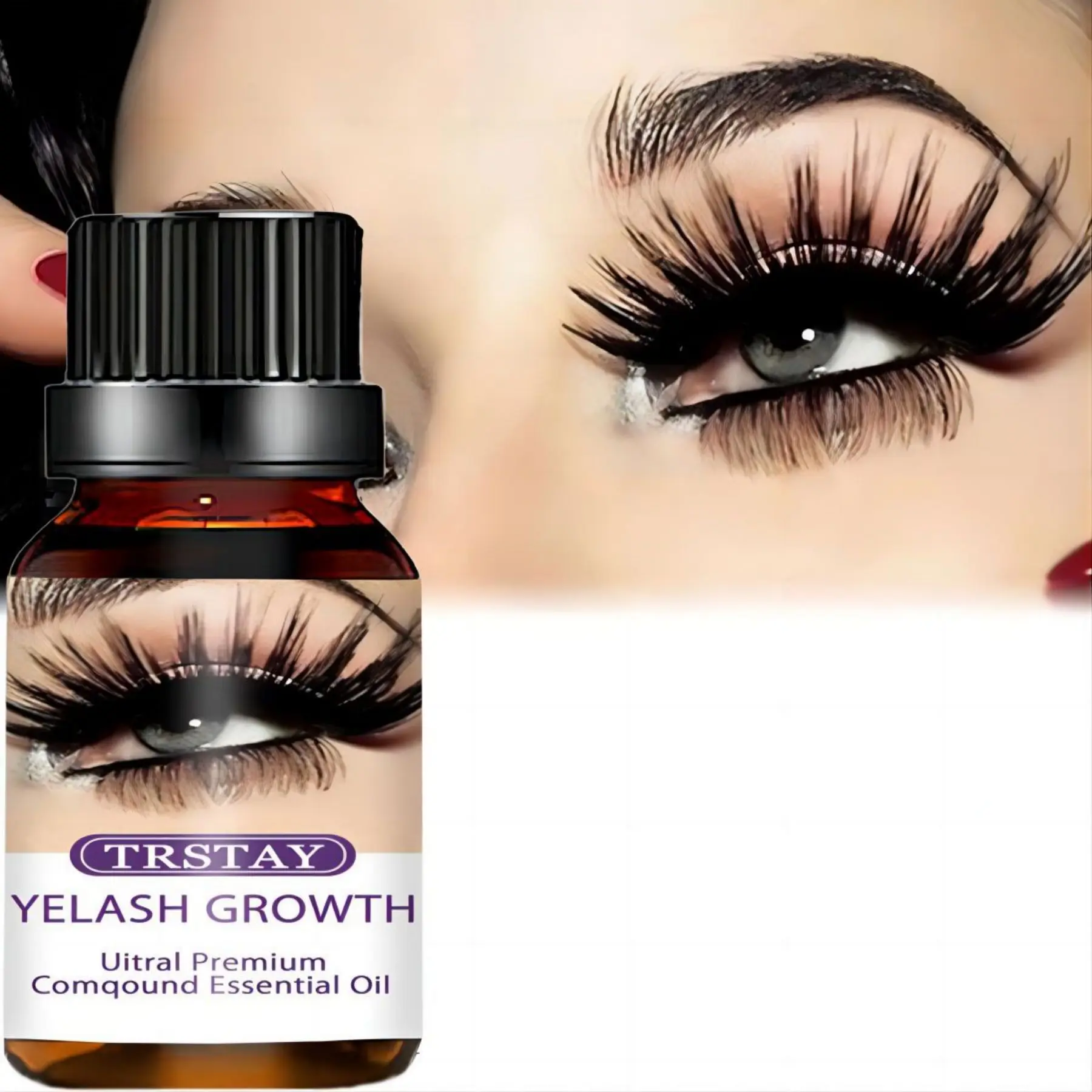 مصل نمو الرموش القوي ، زيت نمو الحواجب ، زيوت أساسية ، جوهر ، نمو سريع ، سائل ، محسن للرموش #1