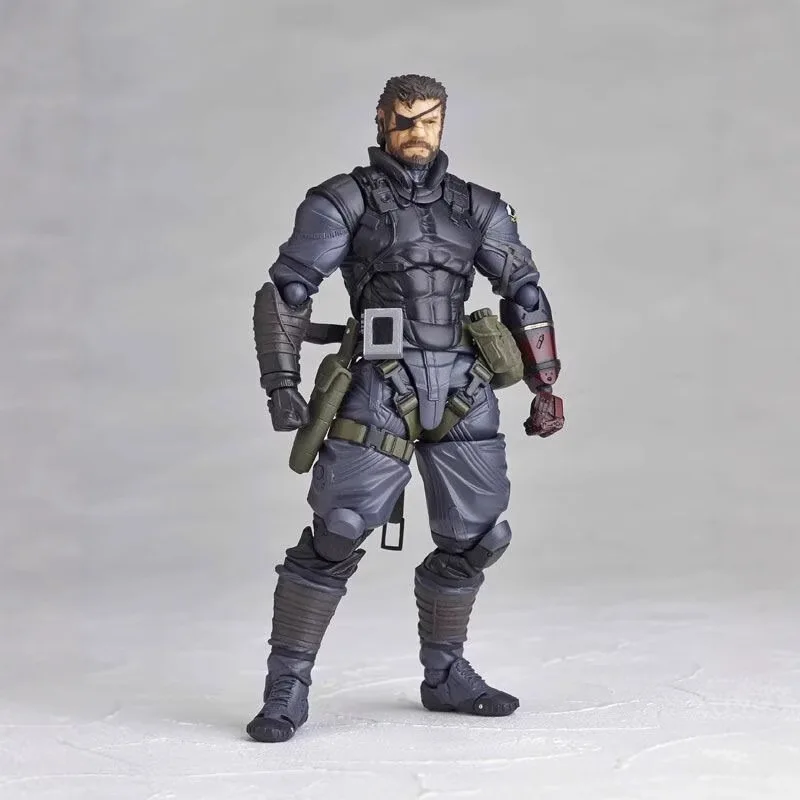 

15cm Metal Gear Solid Solid Snake Articulated Action Figure Collectible Alloy Model Desktop Decoration For Game Collectors Fans