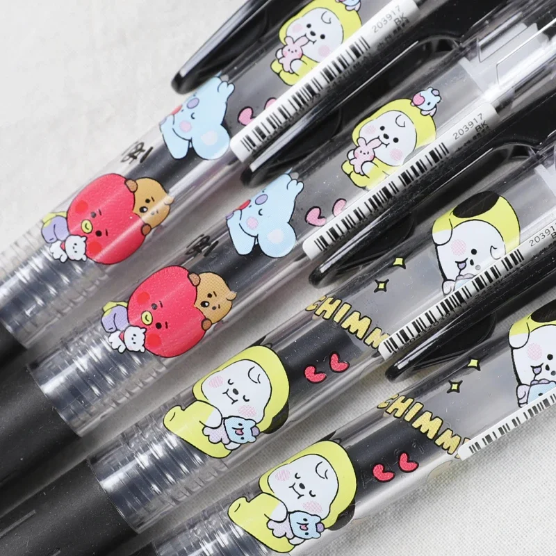 BT21 Gel Pen LINE FRIENDS Limited Press Quick Idol Drying Smooth Student Study Sign Tool Office School Supplies Stationery Gift