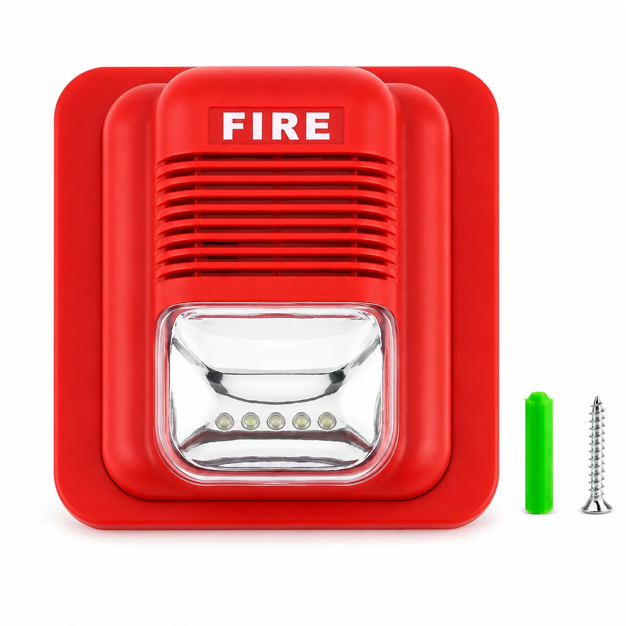 Emergency Sound Light Siren, 3 adjustable tones, 110dB loud sound and 6 LED, DC 9-24V for fire safety monitoring view 4