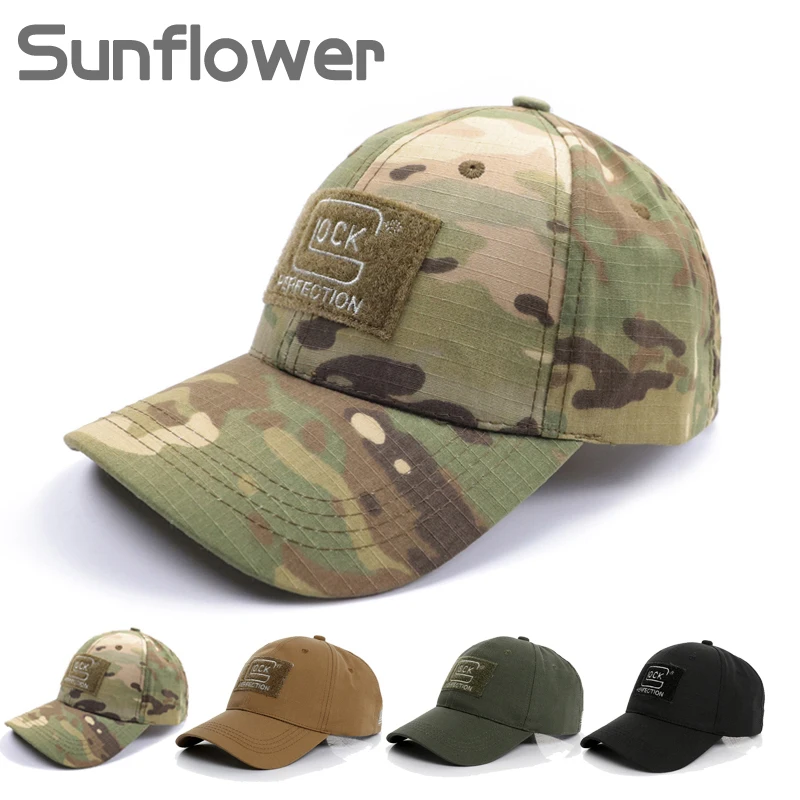 Outdoor Camouflage Hat Baseball Caps Simplicity Tactical Camo Hunting Cap Hats Sport Cycling Caps For Men Women