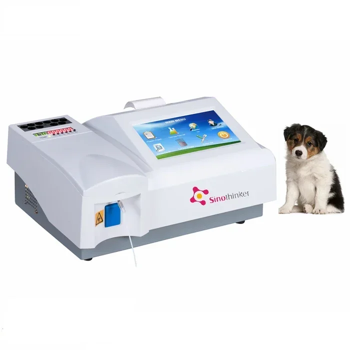 

Veterinary Edition Biochemical Analyzer Commonly Used Equipment in Animal Clinics Touch Screen Reagent Open System