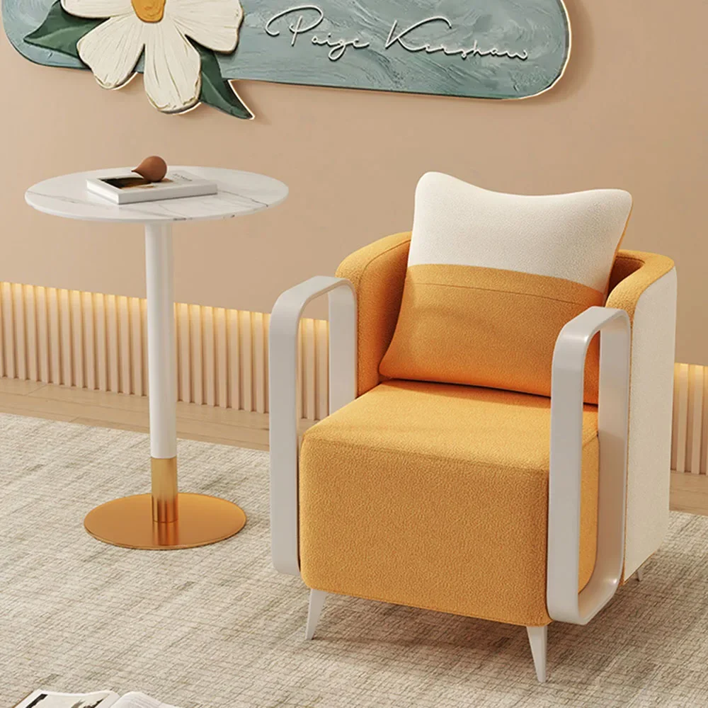 

Desk Yellow Living Room Chairs Kitchen Handle Adults Library Living Room Chairs Events Comfort Poltrona Sala Home Decoration