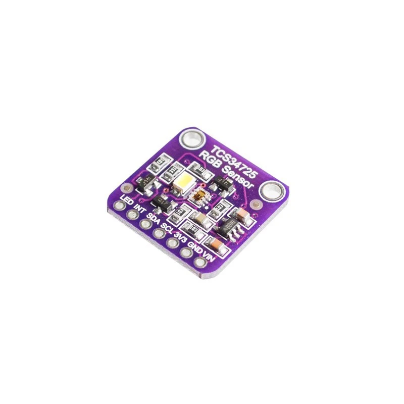 RGB Color Sensor TCS34725 with IR Filter and White LED for Arduino UNO R3